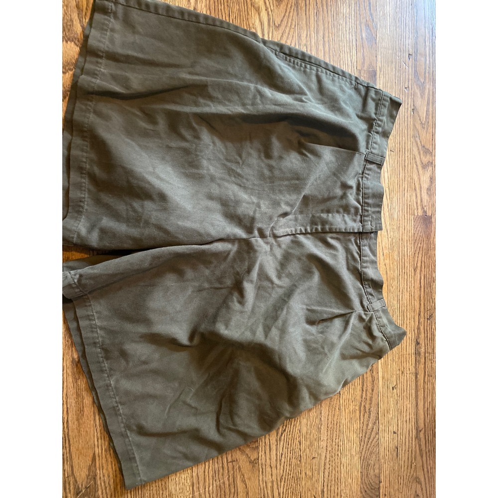 Karen Scott II OliveGreen Chino Shorts Womens Plus Size 22W Elastic Waist Casual